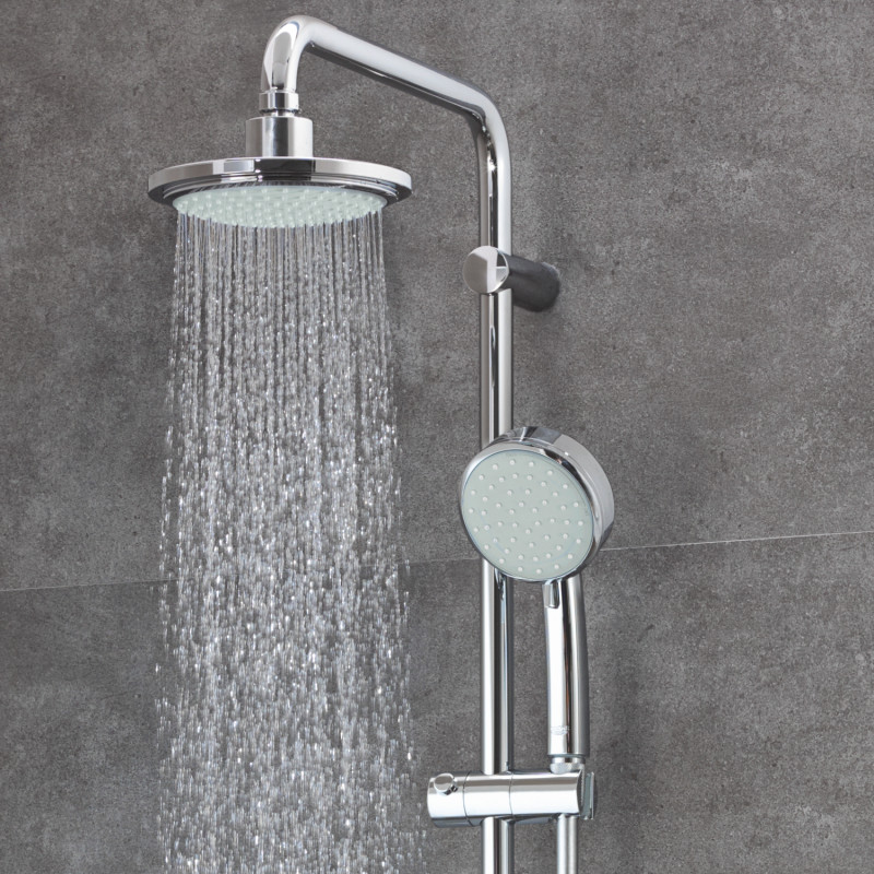 Душова система з термостатом для душу Grohe New Tempesta Cosmop. System