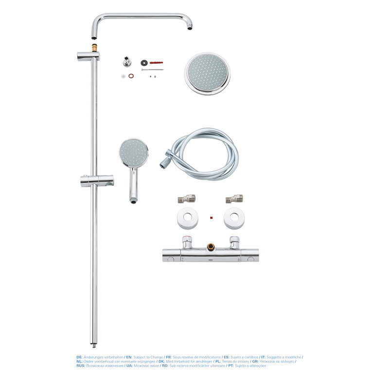 Душова система з термостатом для душу Grohe New Tempesta Cosmop. System