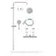 Душова система з термостатом для душу Grohe New Tempesta Cosmop. System