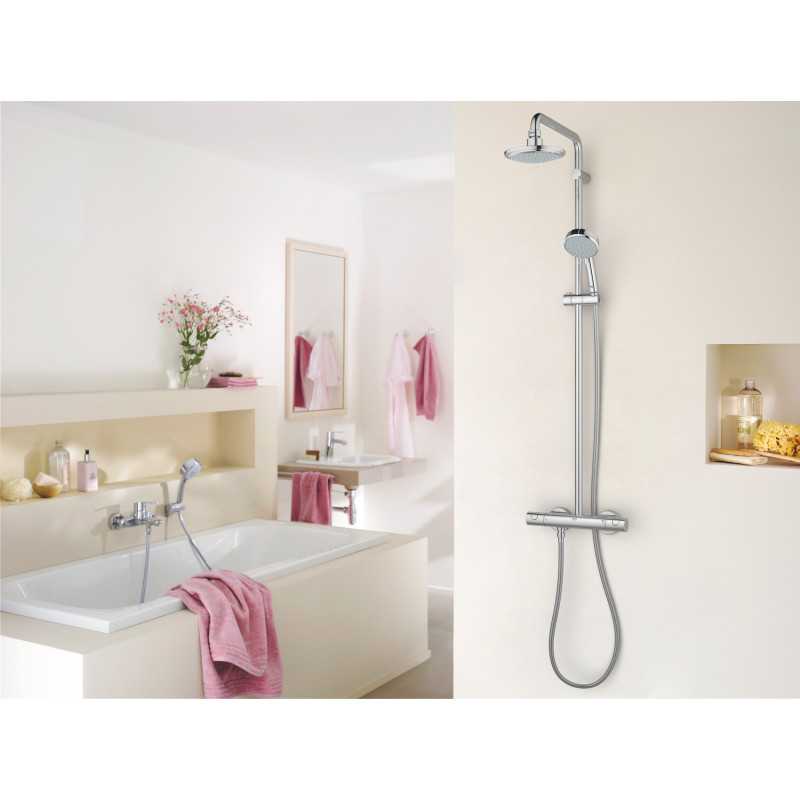 Душова система з термостатом для душу Grohe New Tempesta Cosmop. System