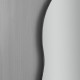 Зеркало настенное Zerix MIRRA MRZ02-600x850x105 прямоугольное с дугообразным верхом, фигурными бока