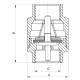 Кран кульовий Koer 1/2x1/2 (KR.512)