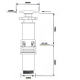 Раковина накладная Mixxus Premium STYLE-0201 520х375х140mm с донным клапаном и отверстием под смеси
