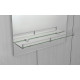 Настінне дзеркало Zerix SANSA MRZ05-600x850x105 прямокутне з полицею