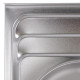 Кухонная мойка накладная Zerix Z8060B-08-180E (Satin)