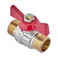 Кран шаровый Waterpro WP608-15MMW - 1/2" ГШБ (стальная бабочка)