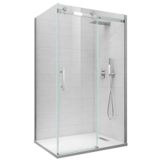 Бічна стінка для кабіни Koer SR SW01-90x200-TR-01 прозоре скло Easy Clean 8мм, хром