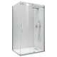 Бічна стінка для кабіни Koer SR SW01-90x200-TR-01 прозоре скло Easy Clean 8мм, хром