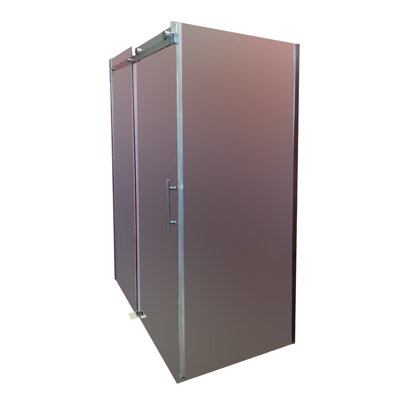 Бічна стінка для кабіни Koer SR SW01-90x200-TR-01 прозоре скло Easy Clean 8мм, хром