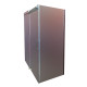 Бічна стінка для кабіни Koer SR SW01-90x200-TR-01 прозоре скло Easy Clean 8мм, хром