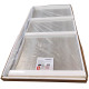 Бічна стінка для кабіни Koer SR SW01-90x200-TR-01 прозоре скло Easy Clean 8мм, хром