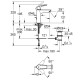 Смеситель для раковины Grohe Eurosmart M-Size