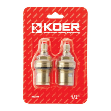 Кран буксы Koer KR.599 комплект (2 шт/БЛИСТЕР) керамика MF-1/2"