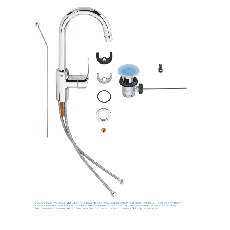 Смеситель для раковины L-размера Grohe Eurosmart