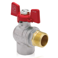 Кран шаровый Koer 1/2" ГШБ угловой (KR.208)