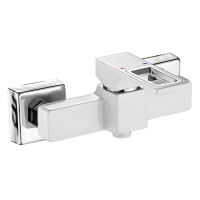 Смеситель для душевой кабины Mixxus Premium DANTE 003 White-Chrome