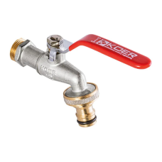 Кран поливний з конектором для швидкого підключення 1/2" (Koer KR.257)
