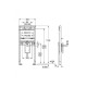 Установка для раковины со встроенным сифоном Grohe Rapid SL