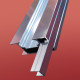 Двері в нішу Koer SR SD05-120x200-TR-01 прозоре скло Easy Clean 6мм, хром