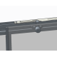 Двері в нішу Koer SR SD05-120x200-TR-01 прозоре скло Easy Clean 6мм, хром