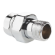 Сгон американка (хром) 1" прямой Koer KR.341.chr