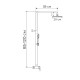 Душова колонка зі змішувачем Zerix LR72403-1 SUS304