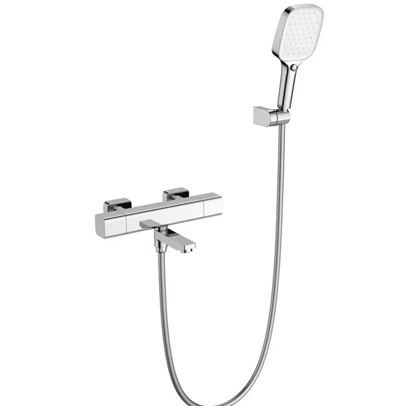 Смеситель для ванны Mixxus Premium VIRGO 009 (EURO) термостатический, с коротким изливом
