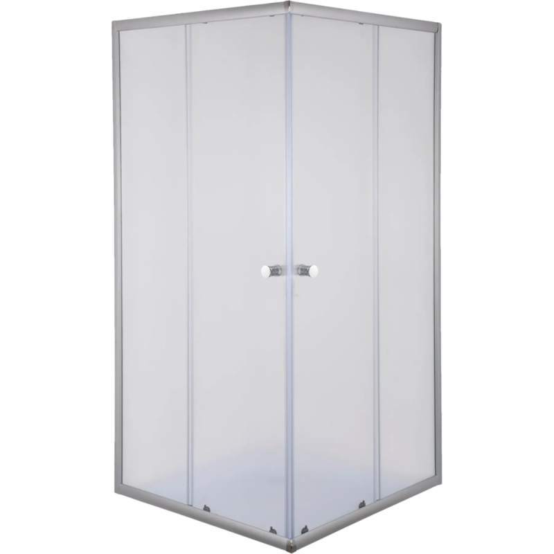 Душова кабіна з низьким піддоном Mixxus CUBIC SCT01-90x90x195-FB CHROME матове скло 4мм
