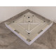 Душова кабіна з низьким піддоном Mixxus CUBIC SCT01-90x90x195-FB CHROME матове скло 4мм