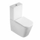 Унітаз-компакт Mixxus QUADRO-0404-T1 660х360х820мм, система змиву TORNADO 1.0