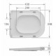 Унітаз-компакт Mixxus QUADRO-0404-T1 660х360х820мм, система змиву TORNADO 1.0