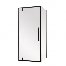 Душова кабіна без піддона Mixxus Premium BEVEL SC01-90x90x195-TR Black прозоре скло 6мм (MI68