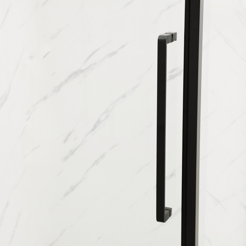 Душевая кабина без поддона Mixxus Premium BEVEL SC01-90x90x195-TR Black прозрачное стекло 6мм (MI68
