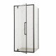 Душевая кабина без поддона Mixxus Premium BEVEL SC01-90x90x195-TR Black прозрачное стекло 6мм (MI68