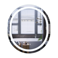 Зеркало Mixxus Premium ELLIPSE MV05-80x70-REVERSE (LED Touch, Anti-fog, димер (3-6,5kK))