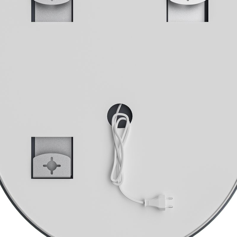 Зеркало Mixxus Premium ELLIPSE MV05-80x70-REVERSE (LED Touch, Anti-fog, димер (3-6,5kK))