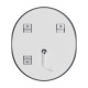 Зеркало Mixxus Premium ELLIPSE MV05-80x70-REVERSE (LED Touch, Anti-fog, димер (3-6,5kK))