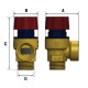 Клапан запобіжний Roho R2001-060 - 1/2" ВН (6 бар)