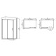 Душова кабіна без піддону Mixxus Premium DIVERSE SC03-120x80x195-TR Хром прозоре скло 6мм (