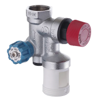Група безпеки водонагрівача (вертикальна) Roho R2110-075 - 3/4"х 3/4" ВН (7 бар)