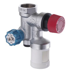 Група безпеки водонагрівача (вертикальна) Roho R2110-075 - 3/4"х 3/4" ВН (7 бар)
