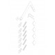 Душова перегородка Koer SR SP02-100x200-TR-01 Walk-In прозоре скло Easy Clean 8мм, хром (KR53