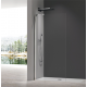 Душова перегородка Koer SR SP02-100x200-TR-01 Walk-In прозоре скло Easy Clean 8мм, хром (KR53