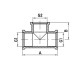 Трійник редукційний 3/4"x1/2"x3/4" ВВВ Koer .T080608F.WN (без нікелю)