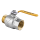 Кран кульовий Nolf NF.622 - 1-1/2" FM ГШВ YELLOW, ручка "важіль" жовта