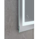 Дзеркало Mixxus WARM MR02-90x70-CASE з LED Touch, Anti-fog, димером, рег. яскравості, годинником