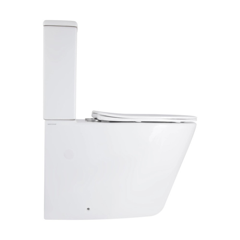 Унітаз-компакт Mixxus BEVEL-0404-T3 660х360х800мм, система змиву TORNADO 3.0