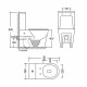Унітаз-компакт Mixxus BEVEL-0404-T3 660х360х800мм, система змиву TORNADO 3.0