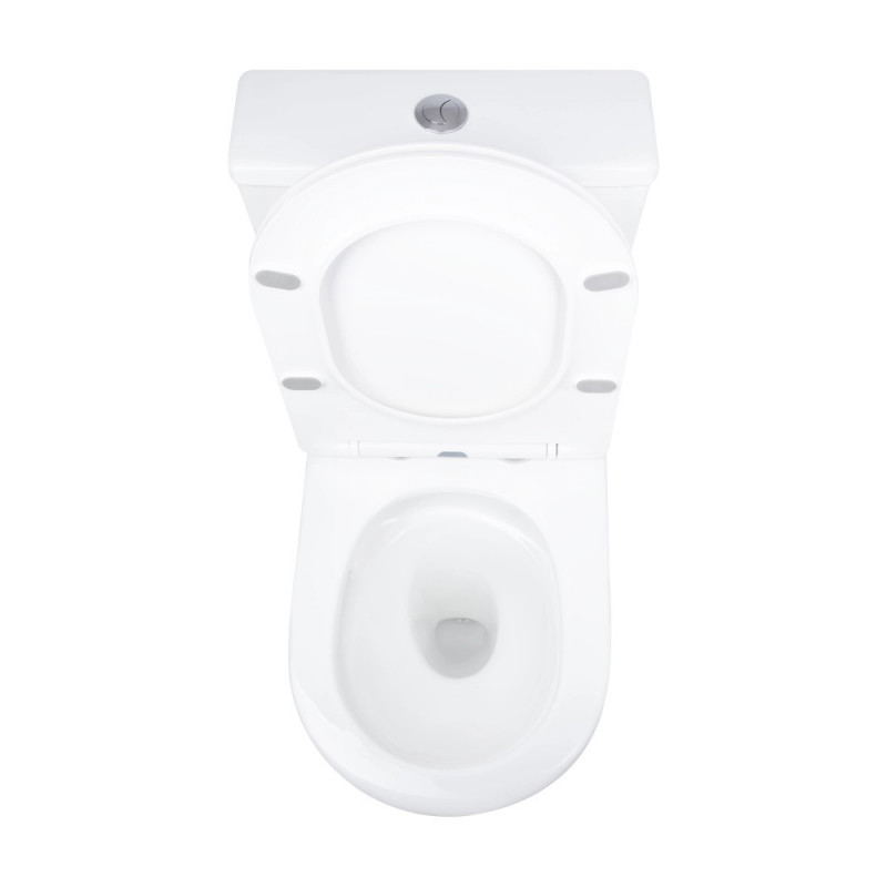 Унітаз-компакт Mixxus BEVEL-0404-T3 660х360х800мм, система змиву TORNADO 3.0