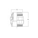 Ниппель поворотный Koer KF.N210 - 1'' MM